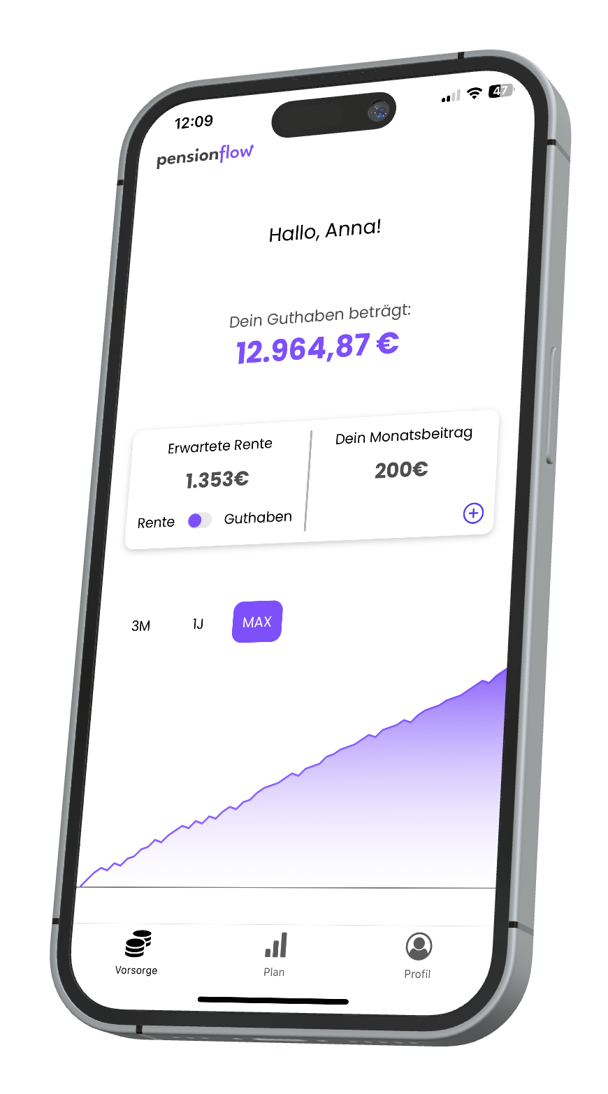 Altersvorsorge einfach per App