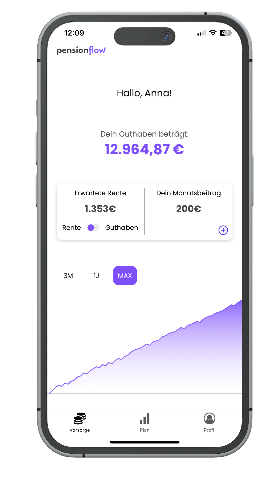 Altersvorsorge per App